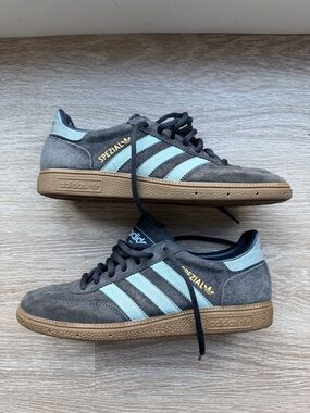 adidas Spezial Men's Suede Sneakers in Grey and Light Blue